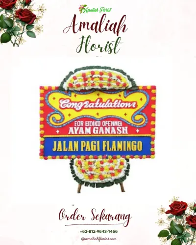 Bunga Papan Congratulation di Nyapah
